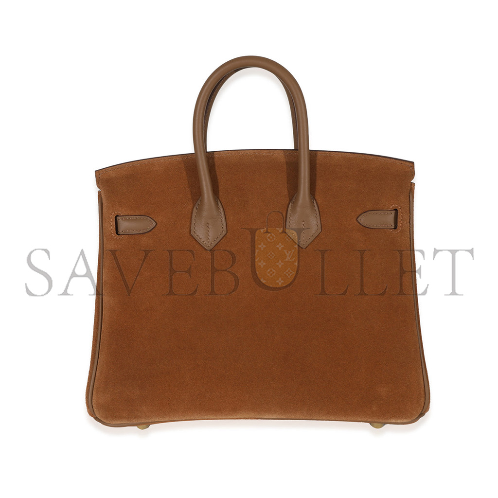 H**mes birkin 30 chamois golden brown rose gold buckle h028369cc18 (30*23*15cm)